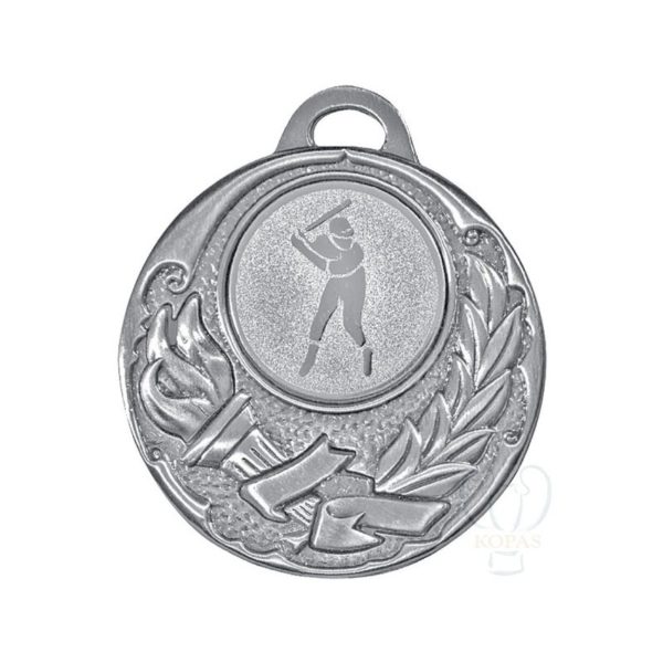 Medalla fundición antorcha