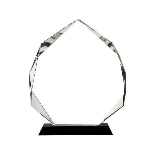 Trofeo de cristal biselado