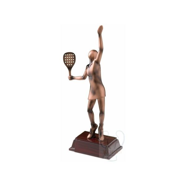 Trofeo padel femenino resina