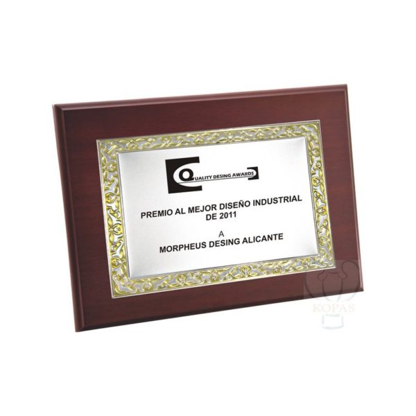 Placa de homenaje