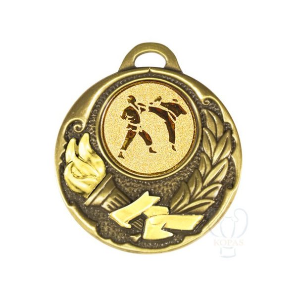 Medalla deportiva de fundición