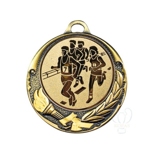 Medalla deportiva de fundición