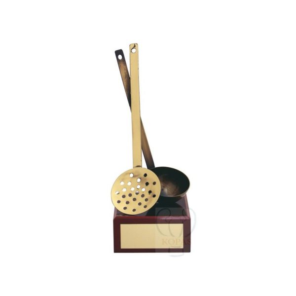 Trofeo de cocina cazo espumadera